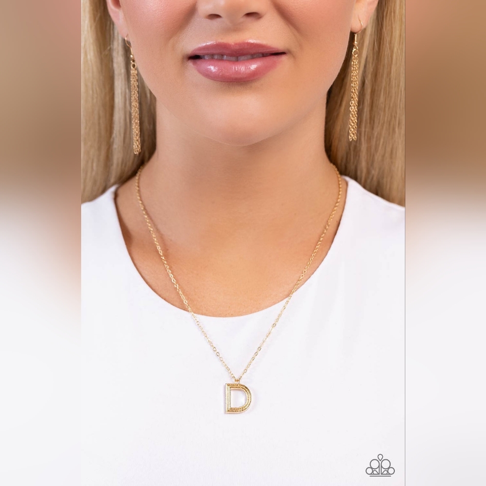 Leave Your Initials-D Necklace